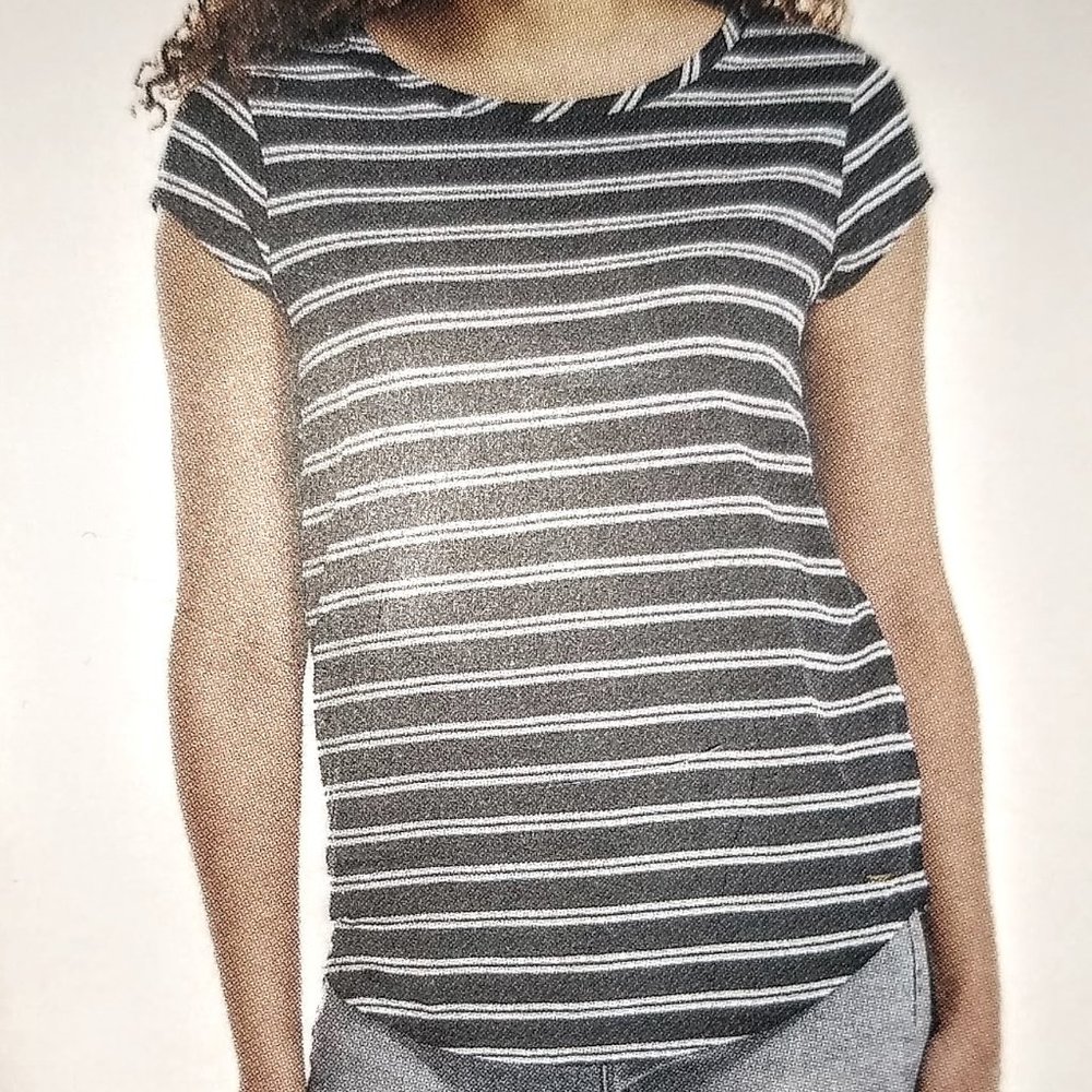 New Womens Nautica Striped Shirt Large